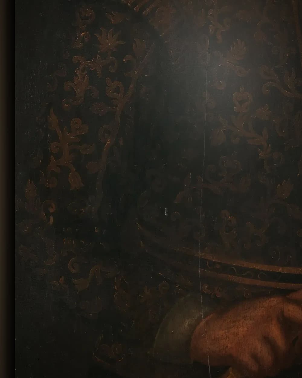 Materiaal en afwerking van Portret van gouverneur-generaal Jan Pietersz. Coen in het wisselframe