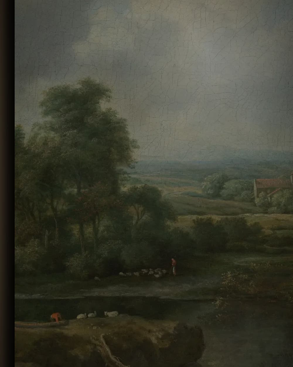Materiaal en afwerking van Zweeds landschap in het wisselframe