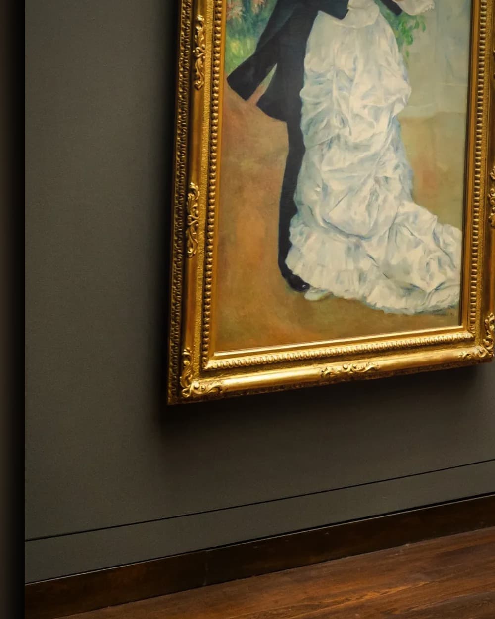 Materiaal en afwerking van Dans in de stad in het wisselframe