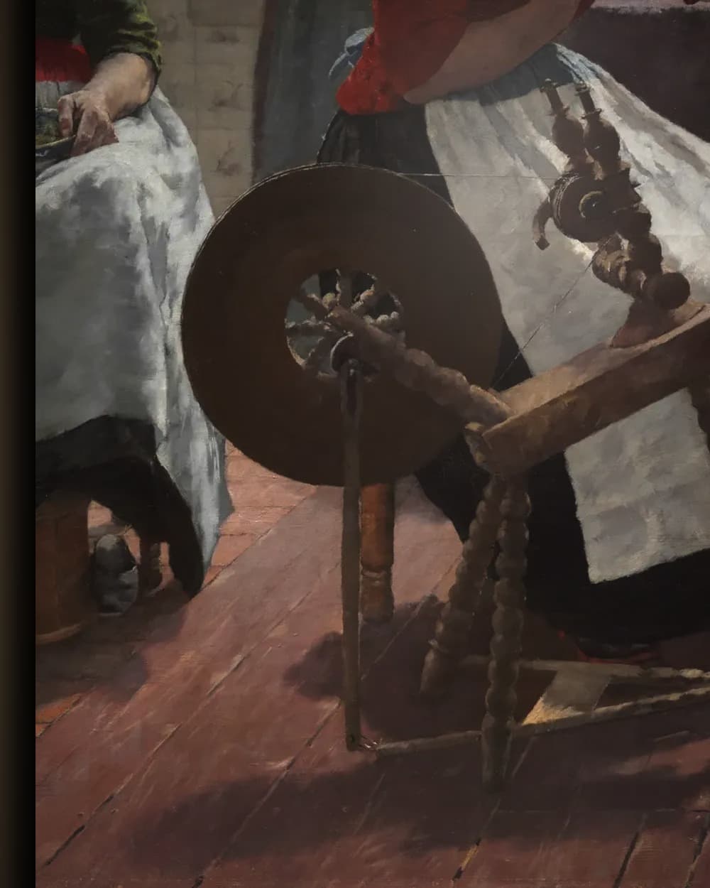 Materiaal en afwerking van Het spookverhaal in het wisselframe