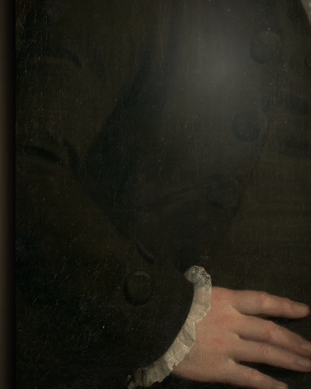 Materiaal en afwerking van Portret van Hendrick de Hartog in het wisselframe