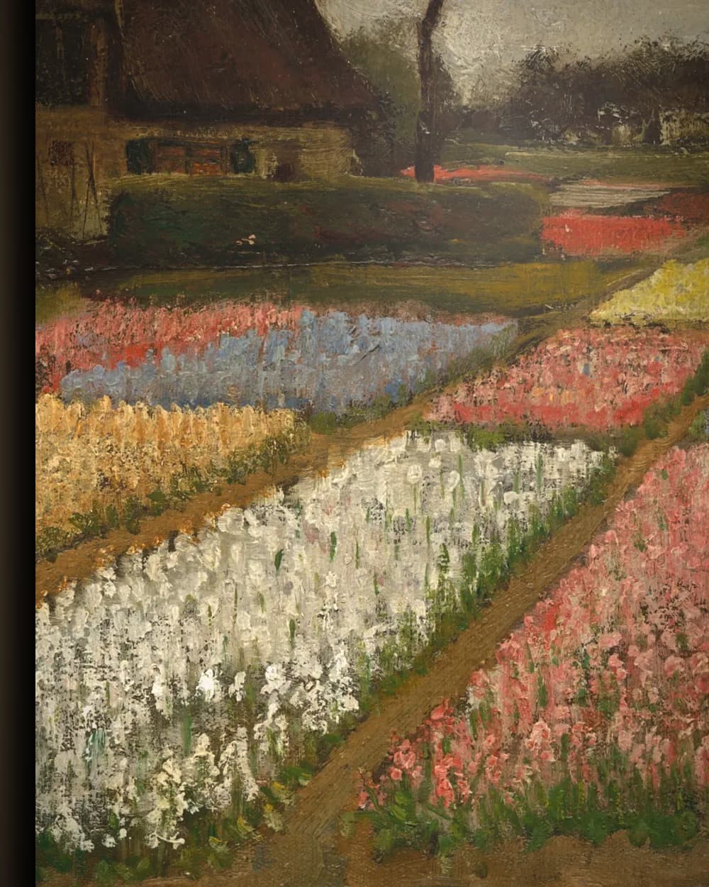 Materiaal en afwerking van Bloembedden in Holland in het wisselframe
