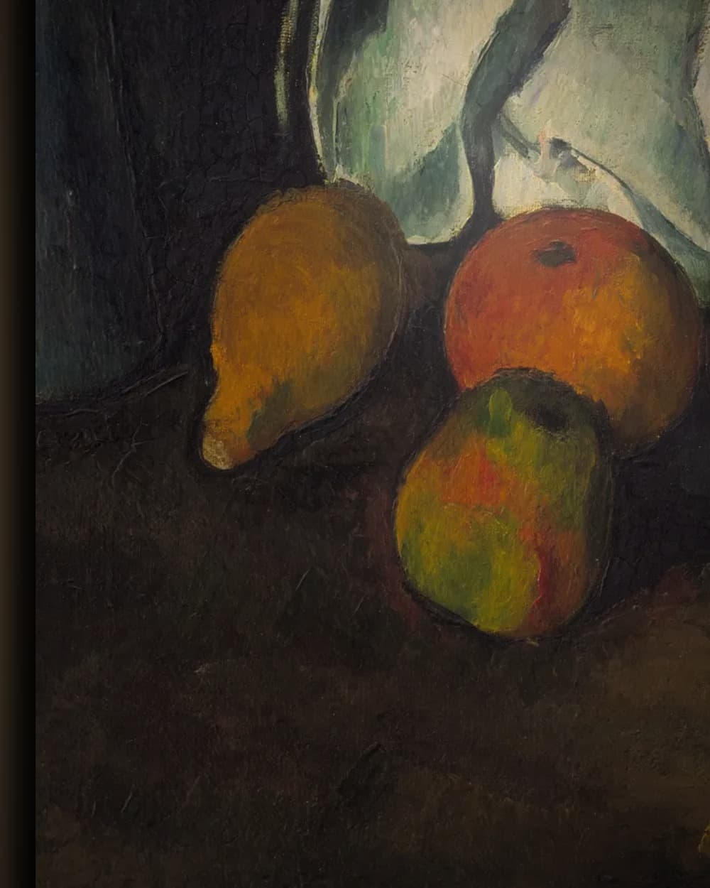Materiaal en afwerking van Melkkan en appels in het wisselframe