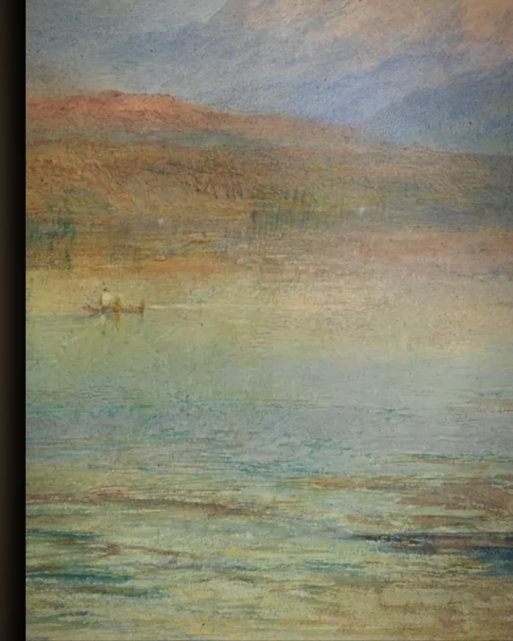 Materiaal en afwerking van De rode Rigi in het wisselframe