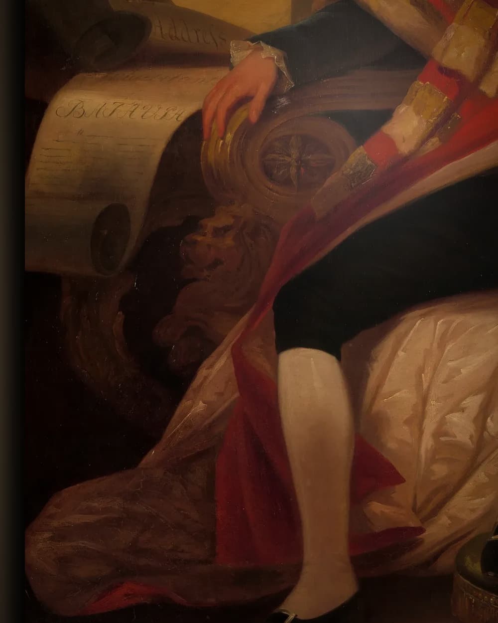 Materiaal en afwerking van Gilbert Elliot, eerste graaf van Minto (1751-1814). Onderkoning van Brits-Indië en gouverneur-generaal van Nederlands Oost-Indië (1812-14) in het wisselframe