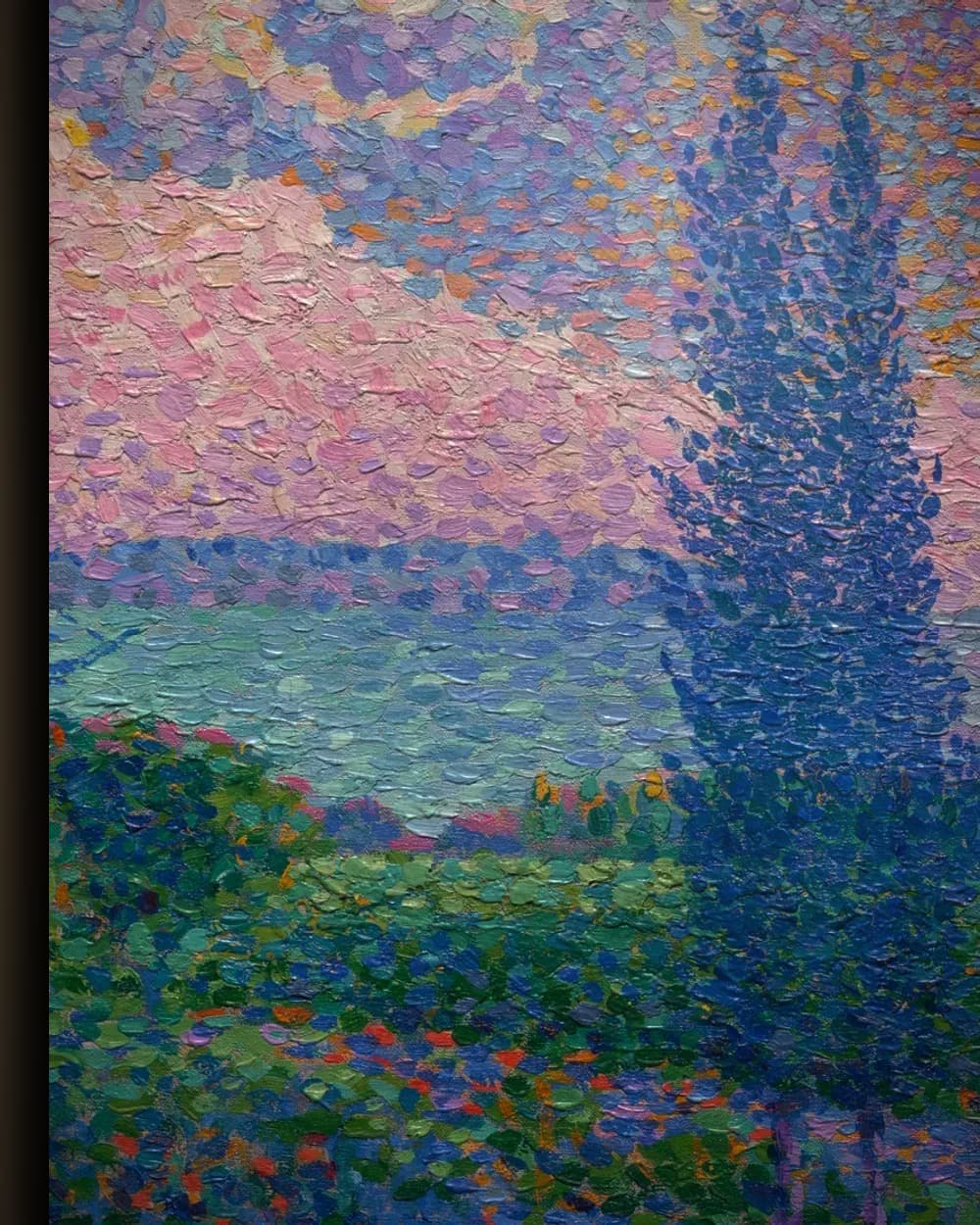 Materiaal en afwerking van De roze wolk in het wisselframe