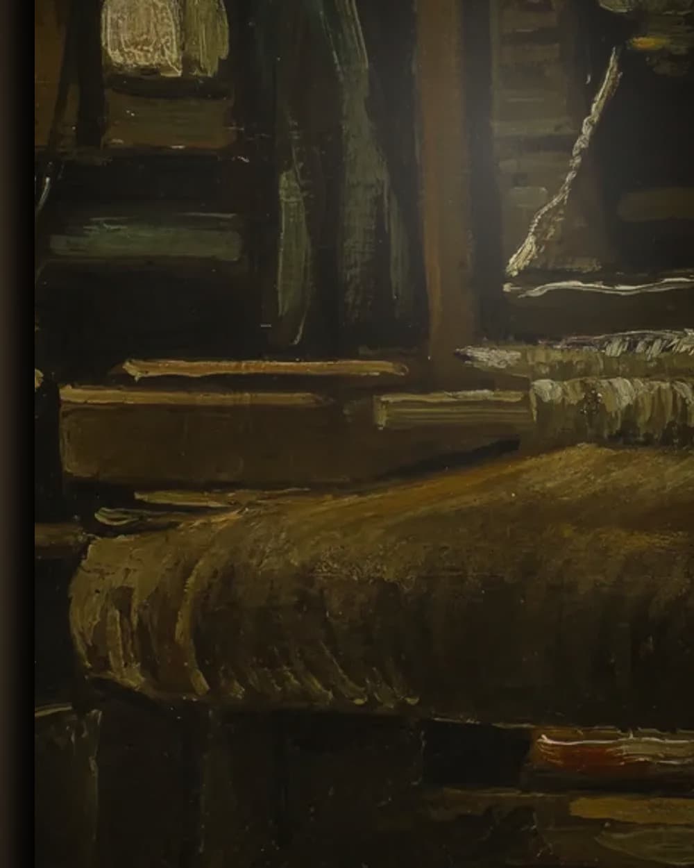 Materiaal en afwerking van Wevershuisje in het wisselframe