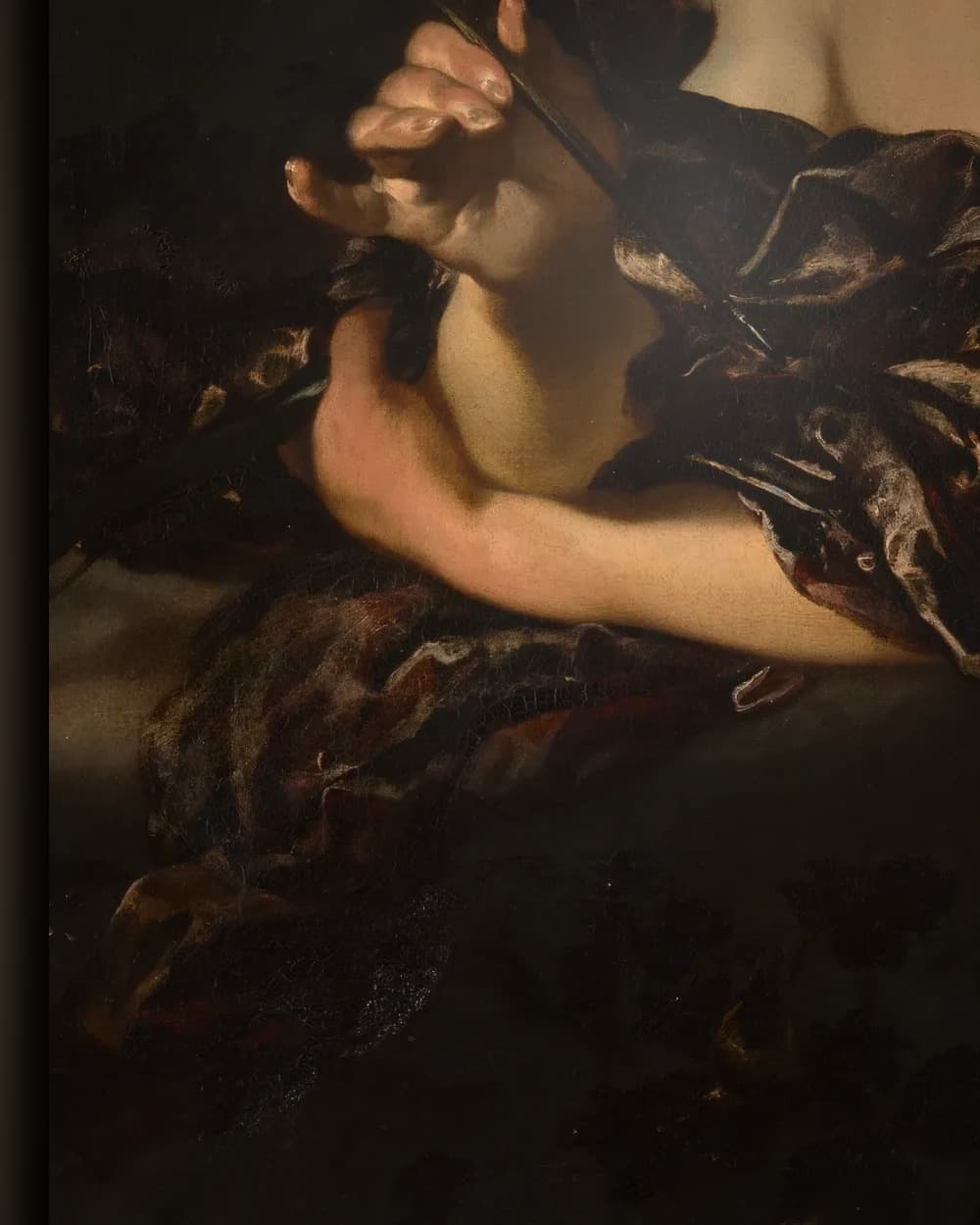 Materiaal en afwerking van Cupido (Amor) in het wisselframe