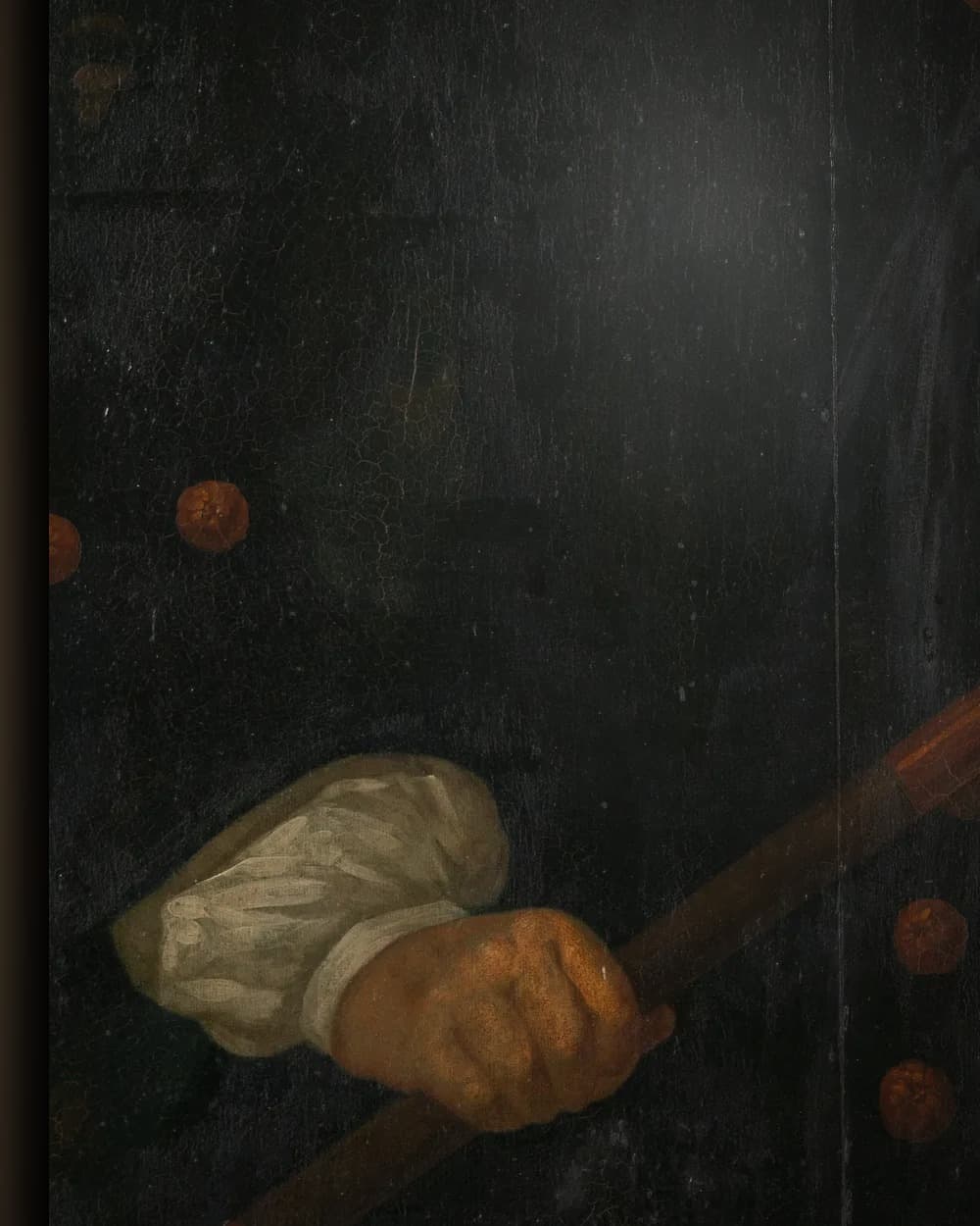 Materiaal en afwerking van Willem van Outhoorn, 1691-1704 in het wisselframe