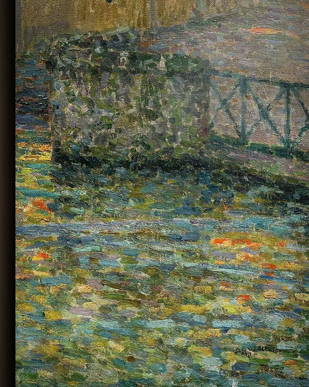 Materiaal en afwerking van Gouden huizen aan de rivier in het wisselframe