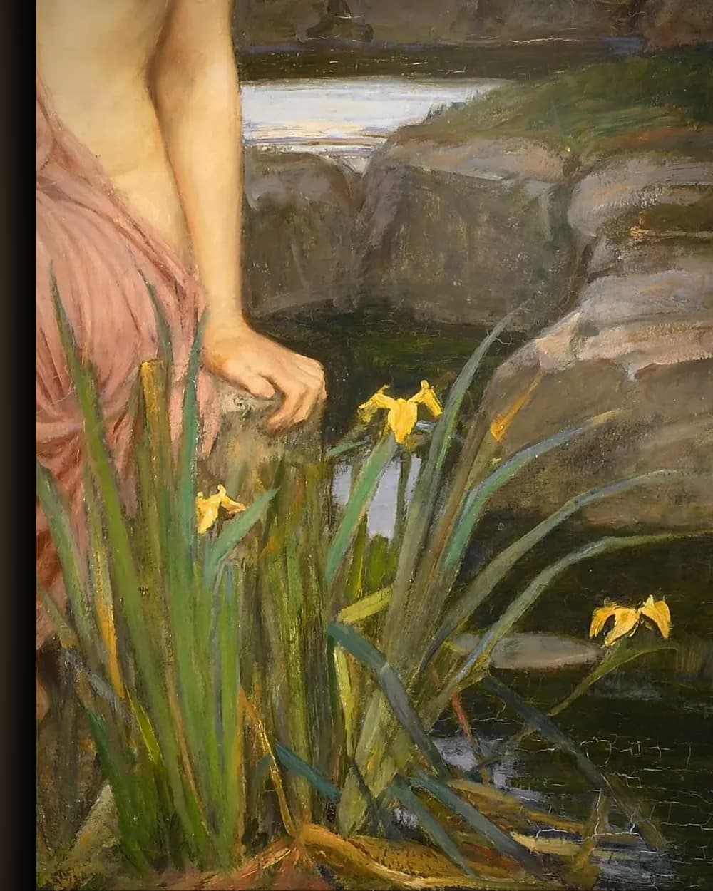 Materiaal en afwerking van Echo en Narcissus in het wisselframe