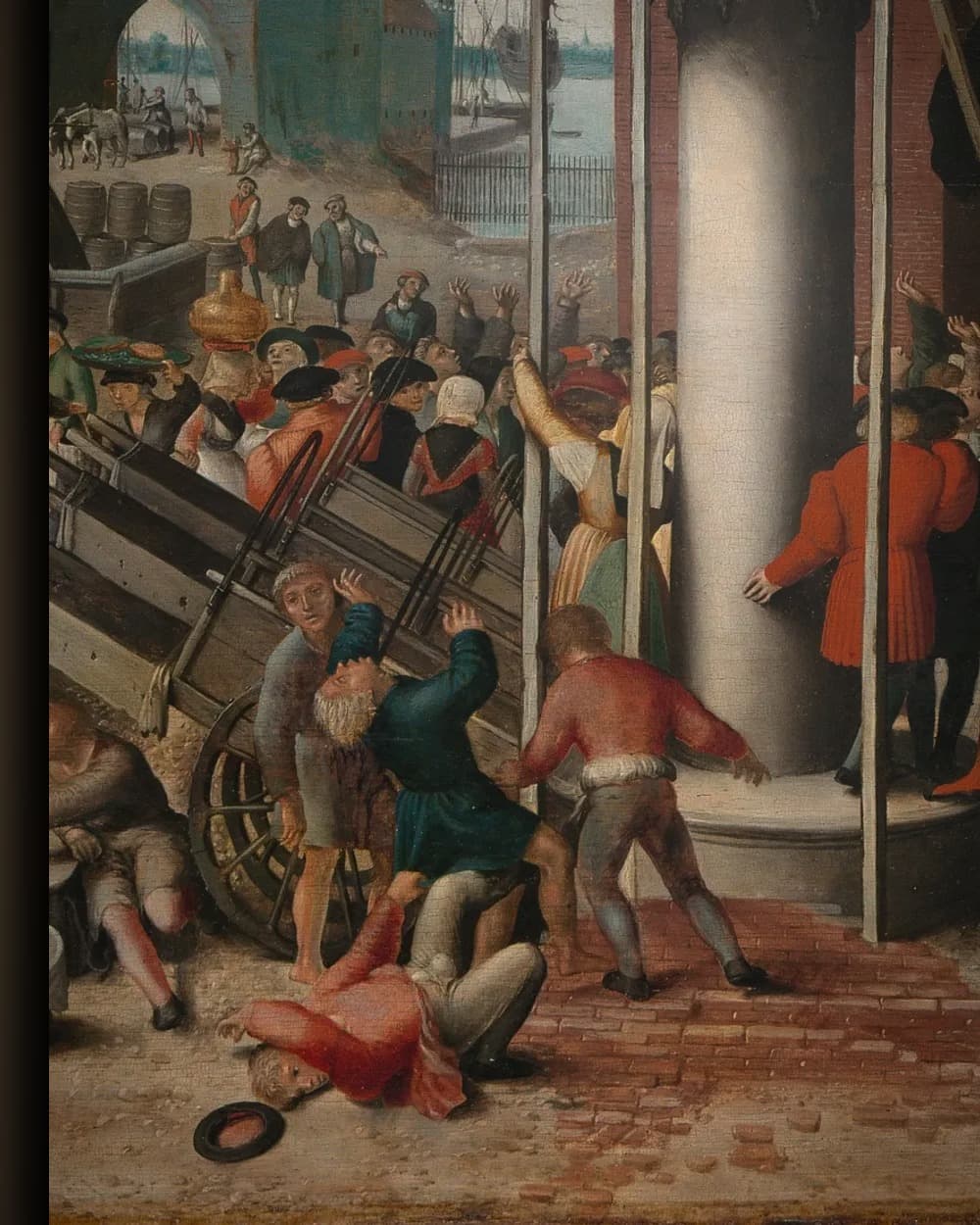 Materiaal en afwerking van Ecce homo in het wisselframe