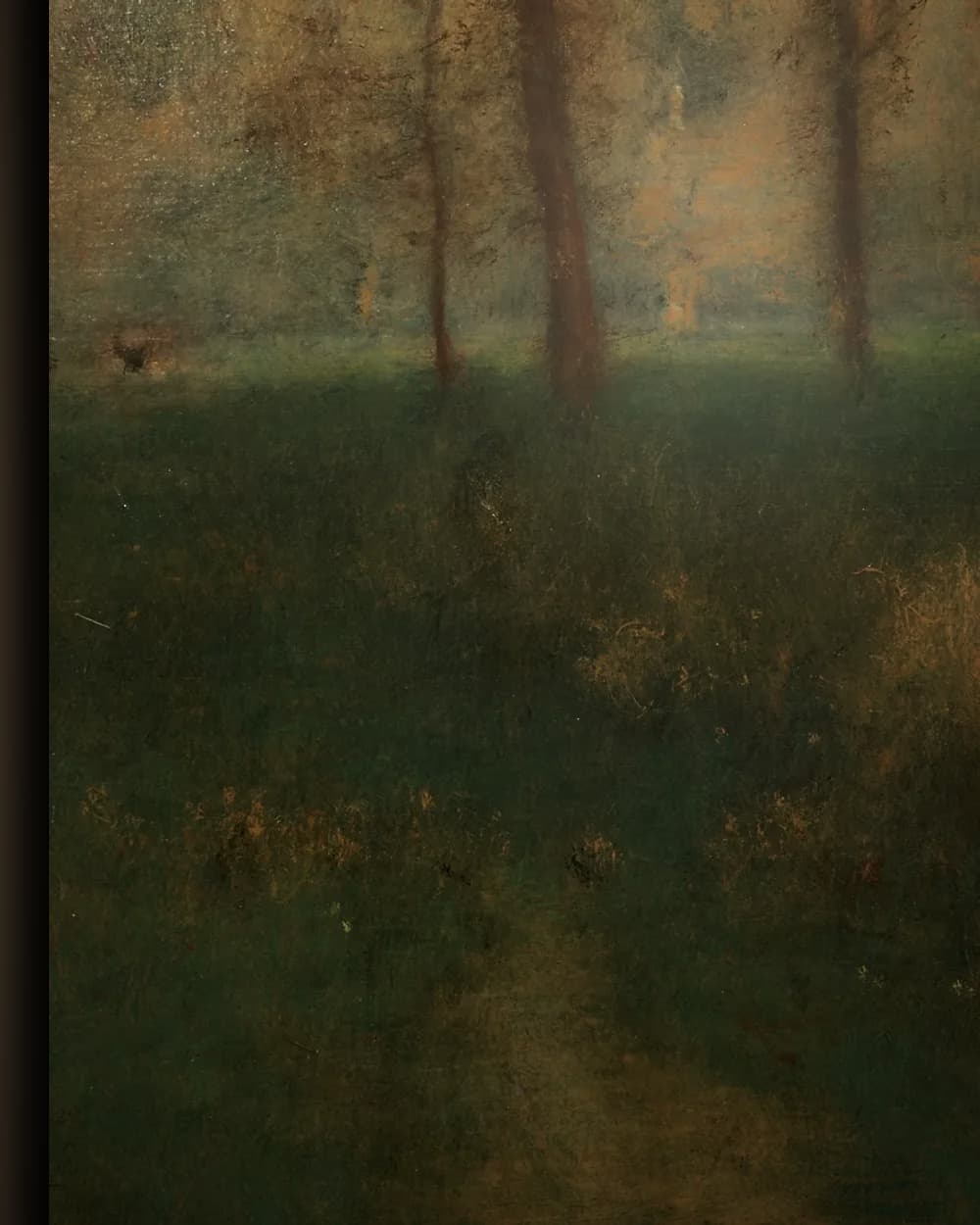 Materiaal en afwerking van Zonnige herfstdag in het wisselframe