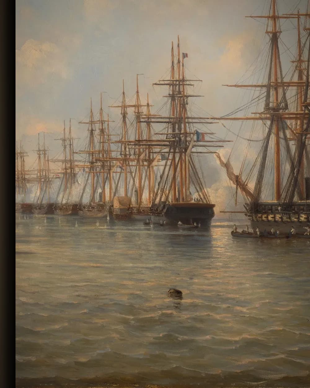 Materiaal en afwerking van De Nederlandse, Engelse, Franse en Amerikaanse eskaders in de Japanse wateren tijdens de expeditie onder leiding van de Franse commandant Constant Jaurès, september 1864 in het wisselframe
