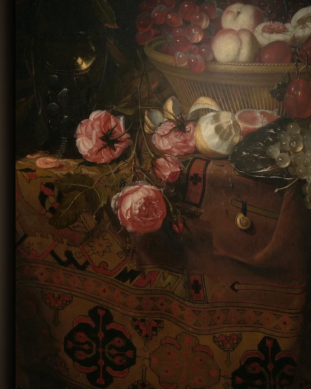 Materiaal en afwerking van Stilleven in het wisselframe
