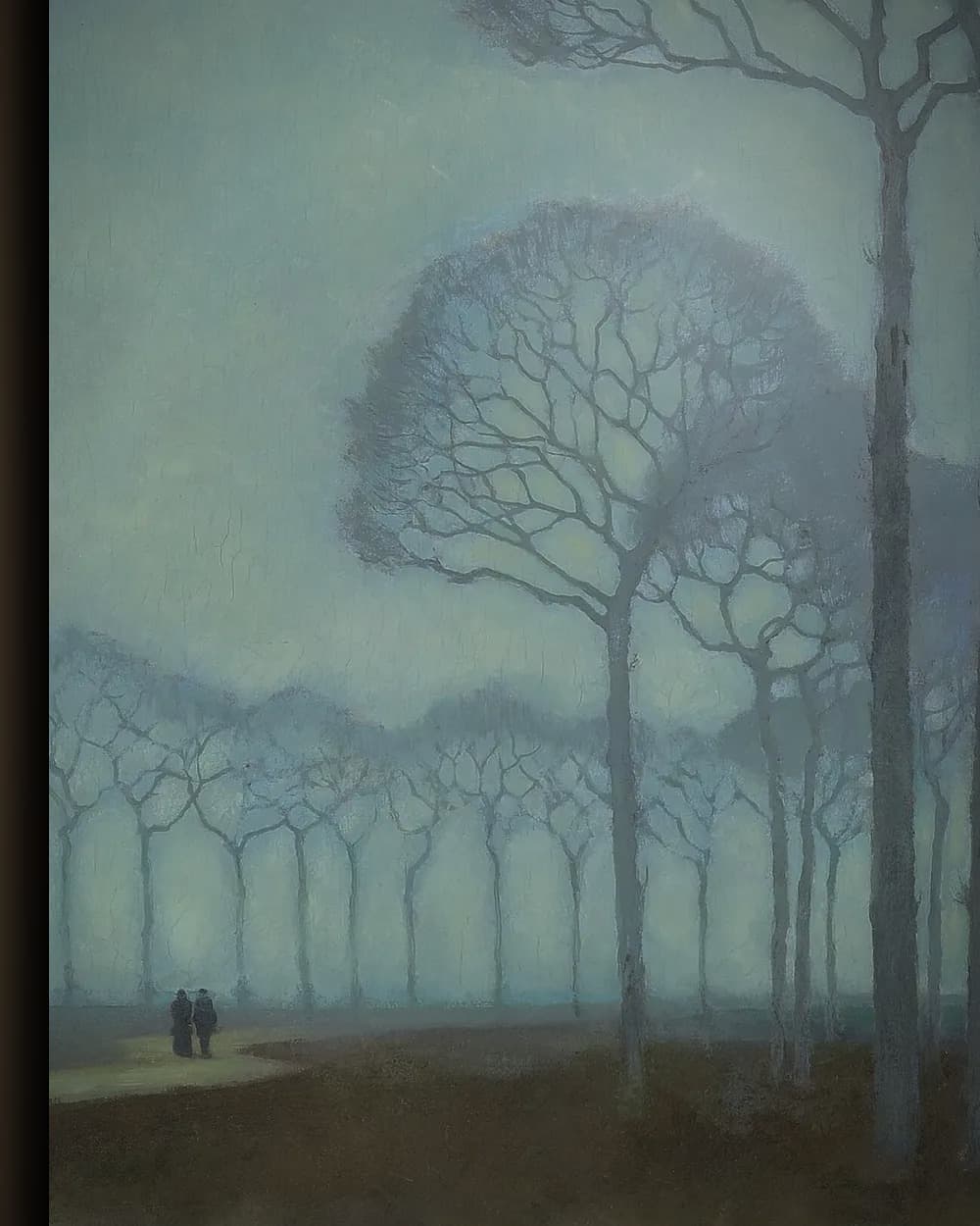 Materiaal en afwerking van Bomenrij (1915) in het wisselframe