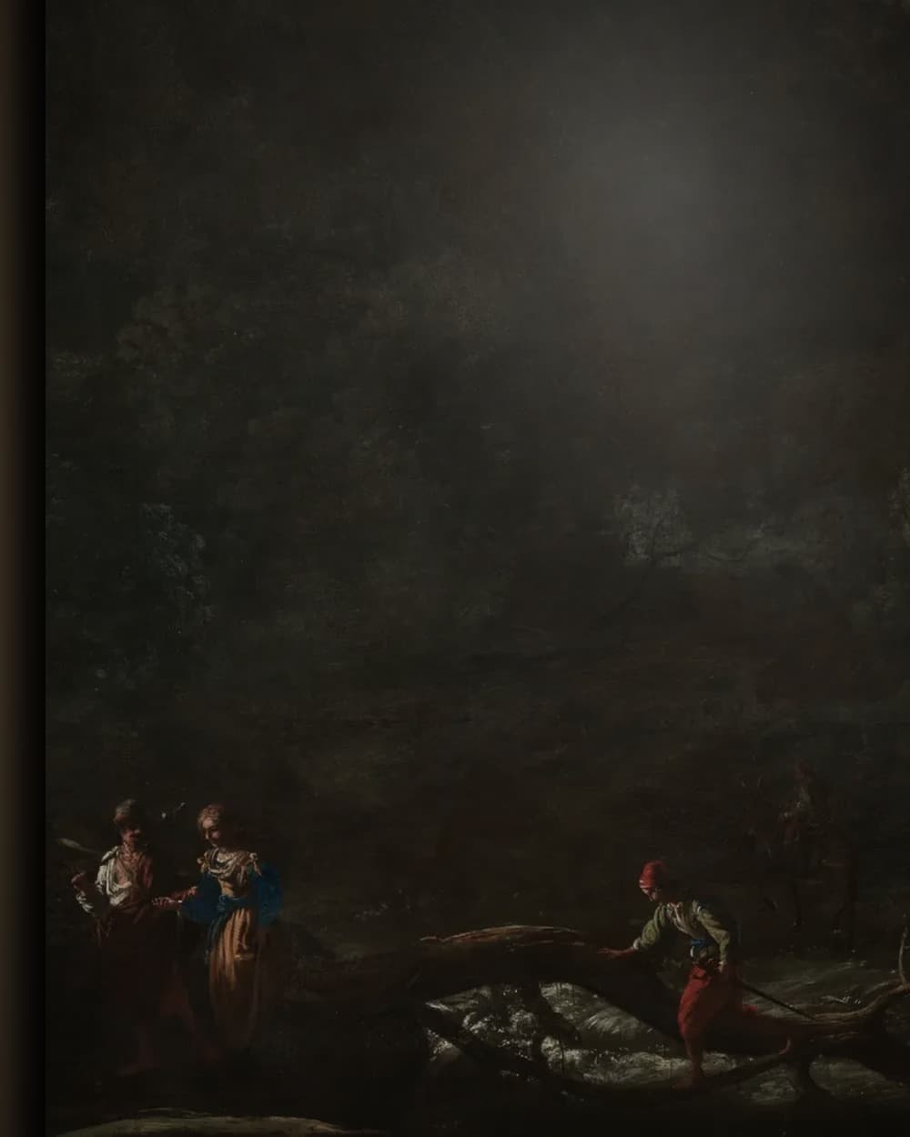 Materiaal en afwerking van Italiaans landschap in het wisselframe
