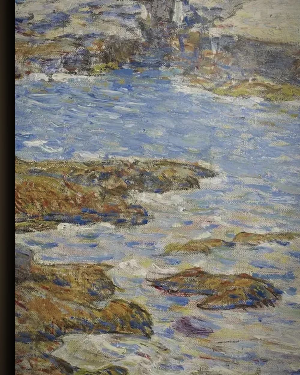 Materiaal en afwerking van Isles of Shoals in het wisselframe