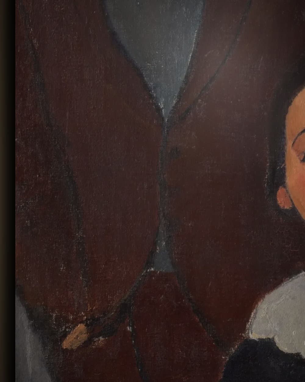 Materiaal en afwerking van Jacques en Berthe Lipchitz in het wisselframe