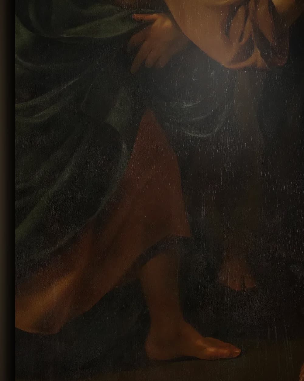 Materiaal en afwerking van De ongelovige Thomas in het wisselframe
