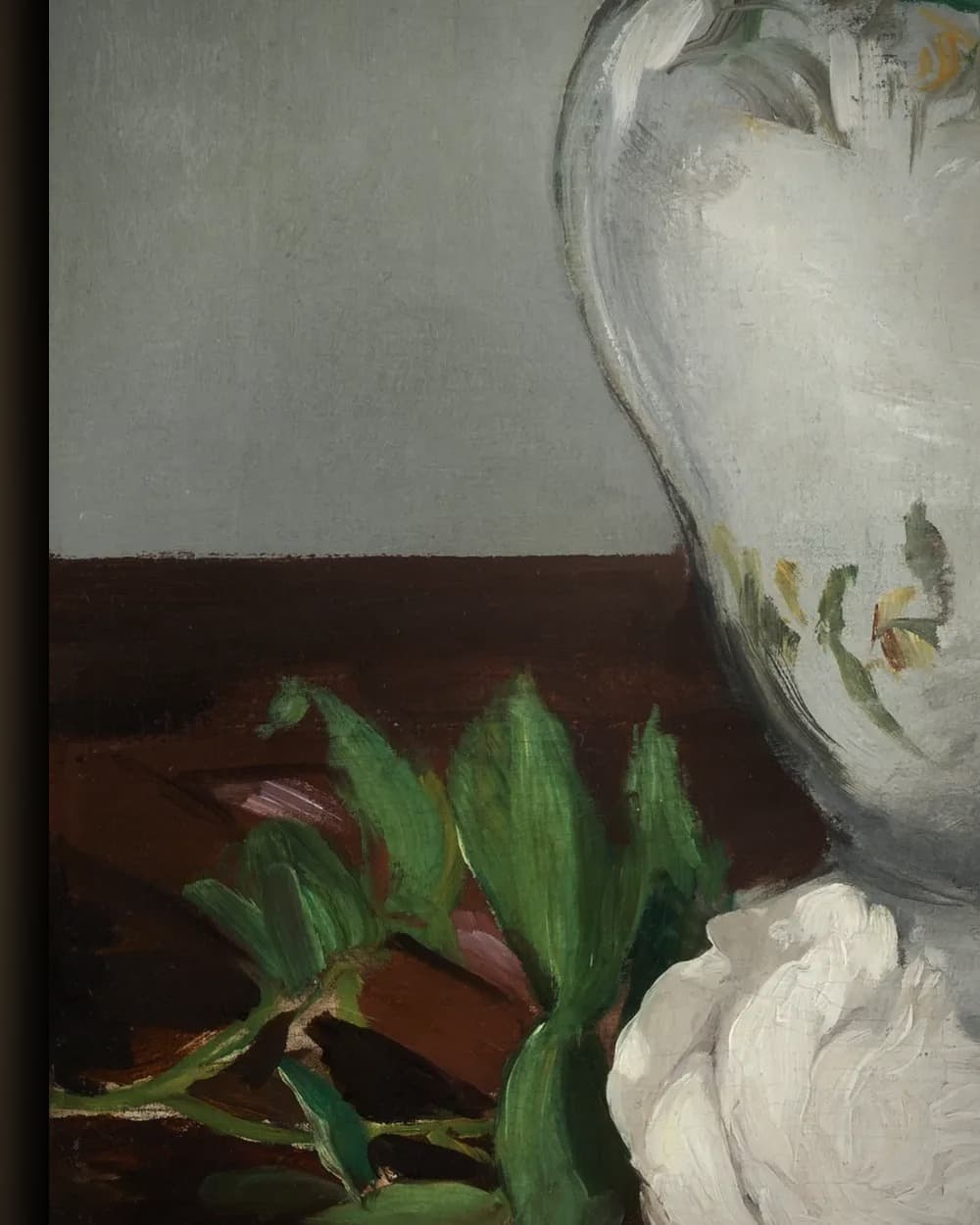 Materiaal en afwerking van Pioenrozen in het wisselframe