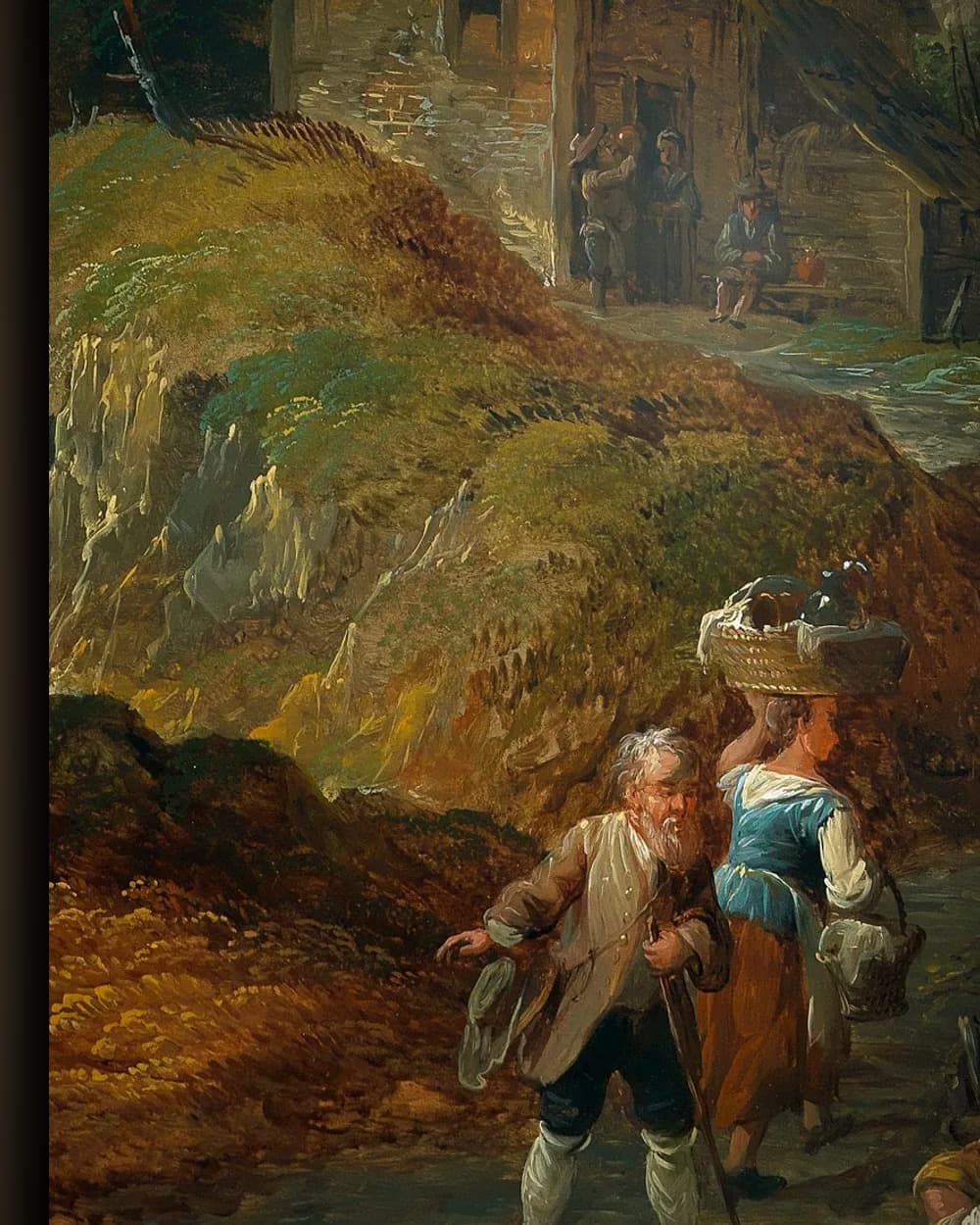 Materiaal en afwerking van Rust aan de rivier in het wisselframe