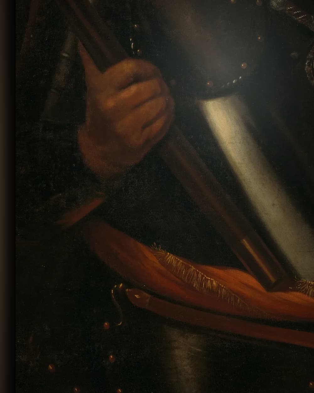 Materiaal en afwerking van Witte Cornelisz. de With, 1599-1658, vice-admiraal van Holland in het wisselframe