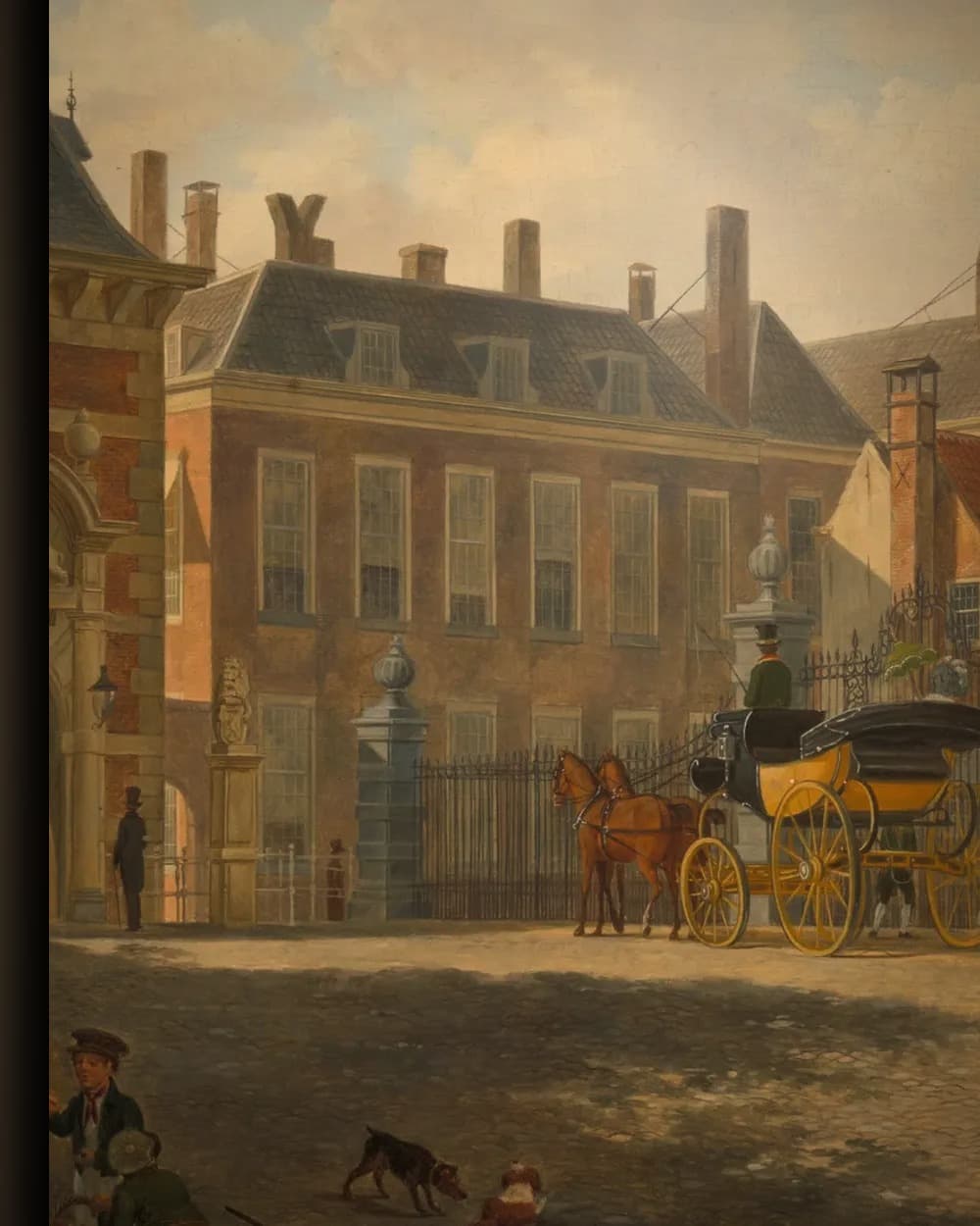 Materiaal en afwerking van Het Mauritshuis in Den Haag in het wisselframe