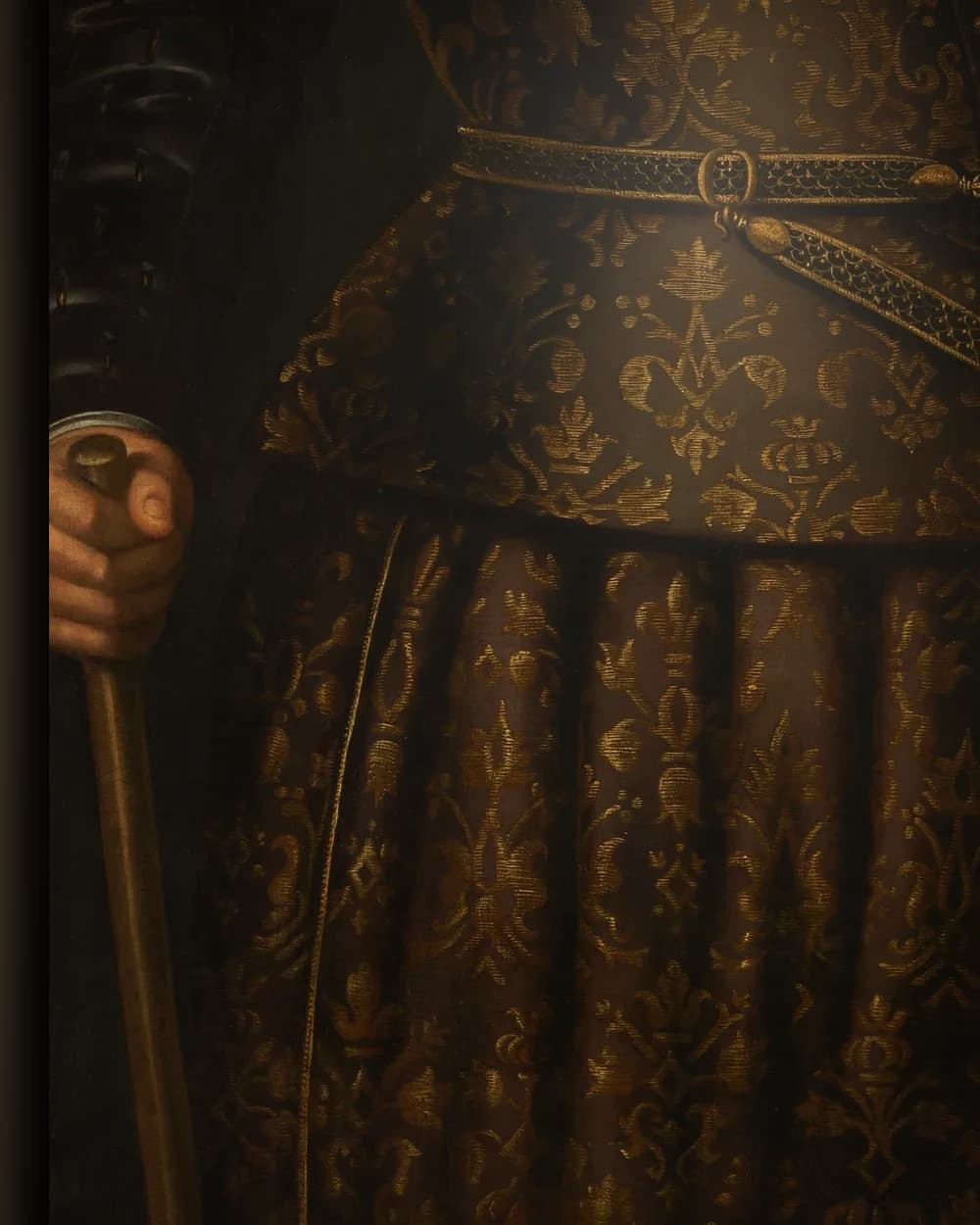 Materiaal en afwerking van Portret van Frederik de Houtman (1571-1627) in het wisselframe