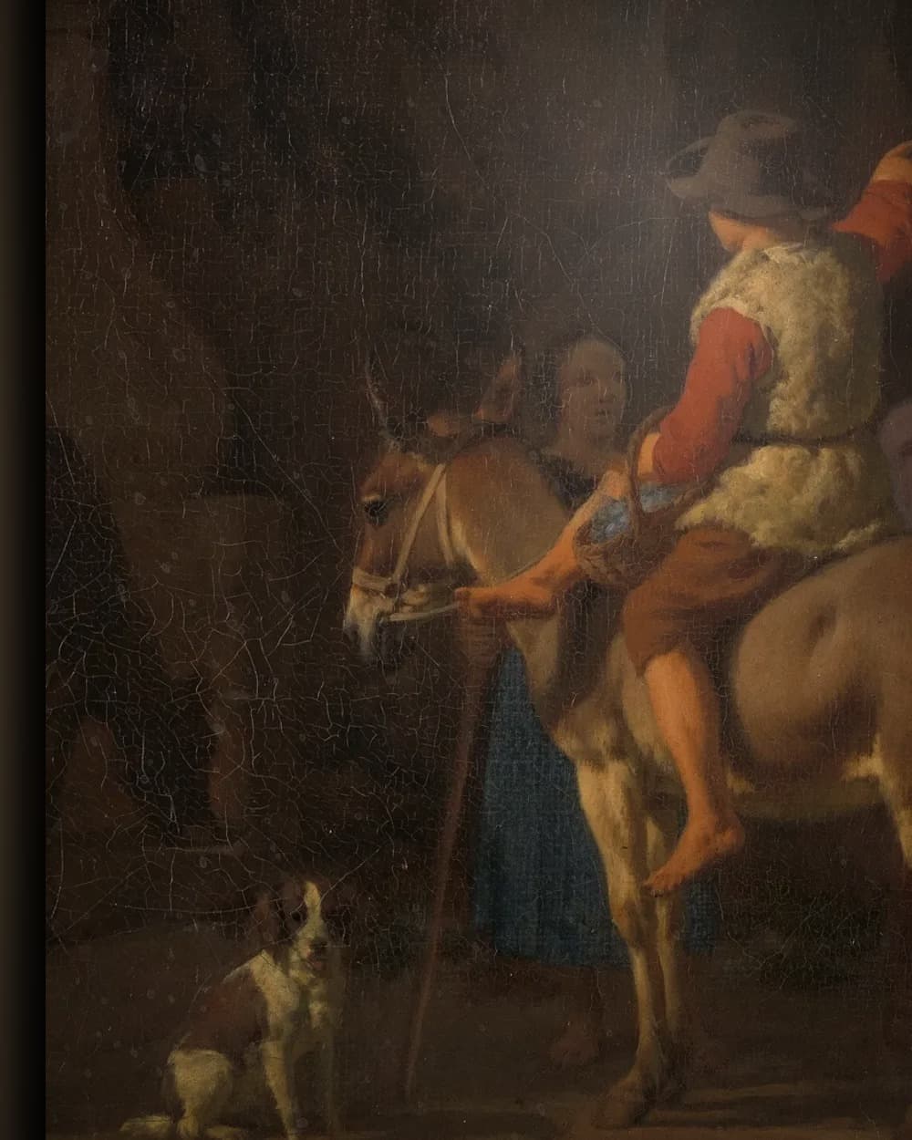 Materiaal en afwerking van Het pontveer in het wisselframe