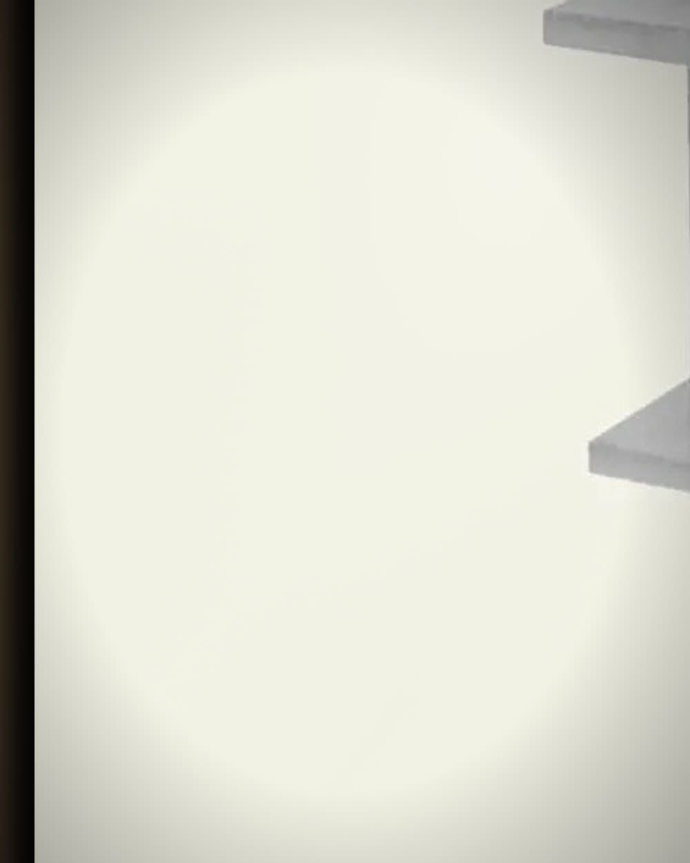 Materiaal en afwerking van Plafondbevestiging in het wisselframe