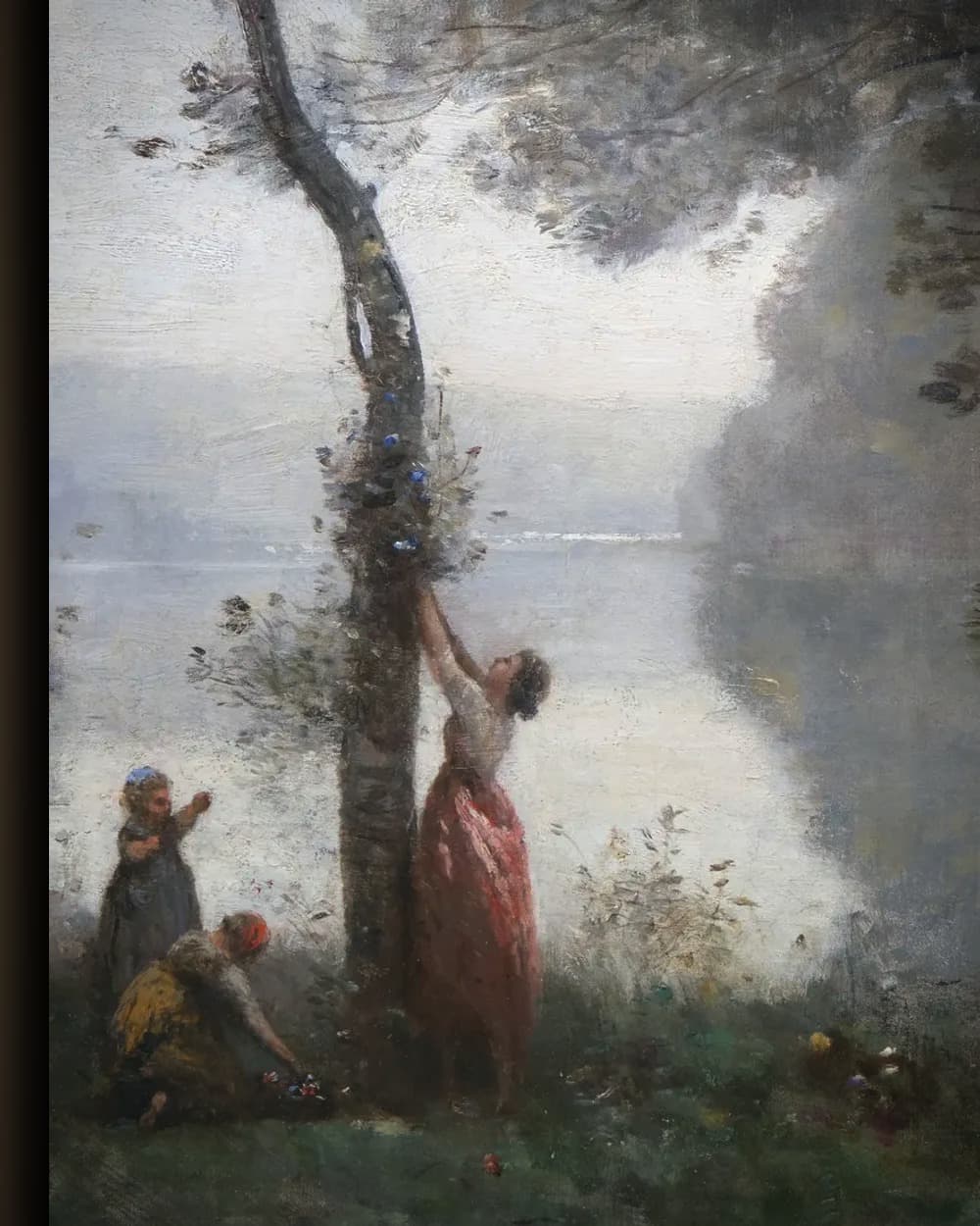 Materiaal en afwerking van Souvenir de Mortefontaine in het wisselframe
