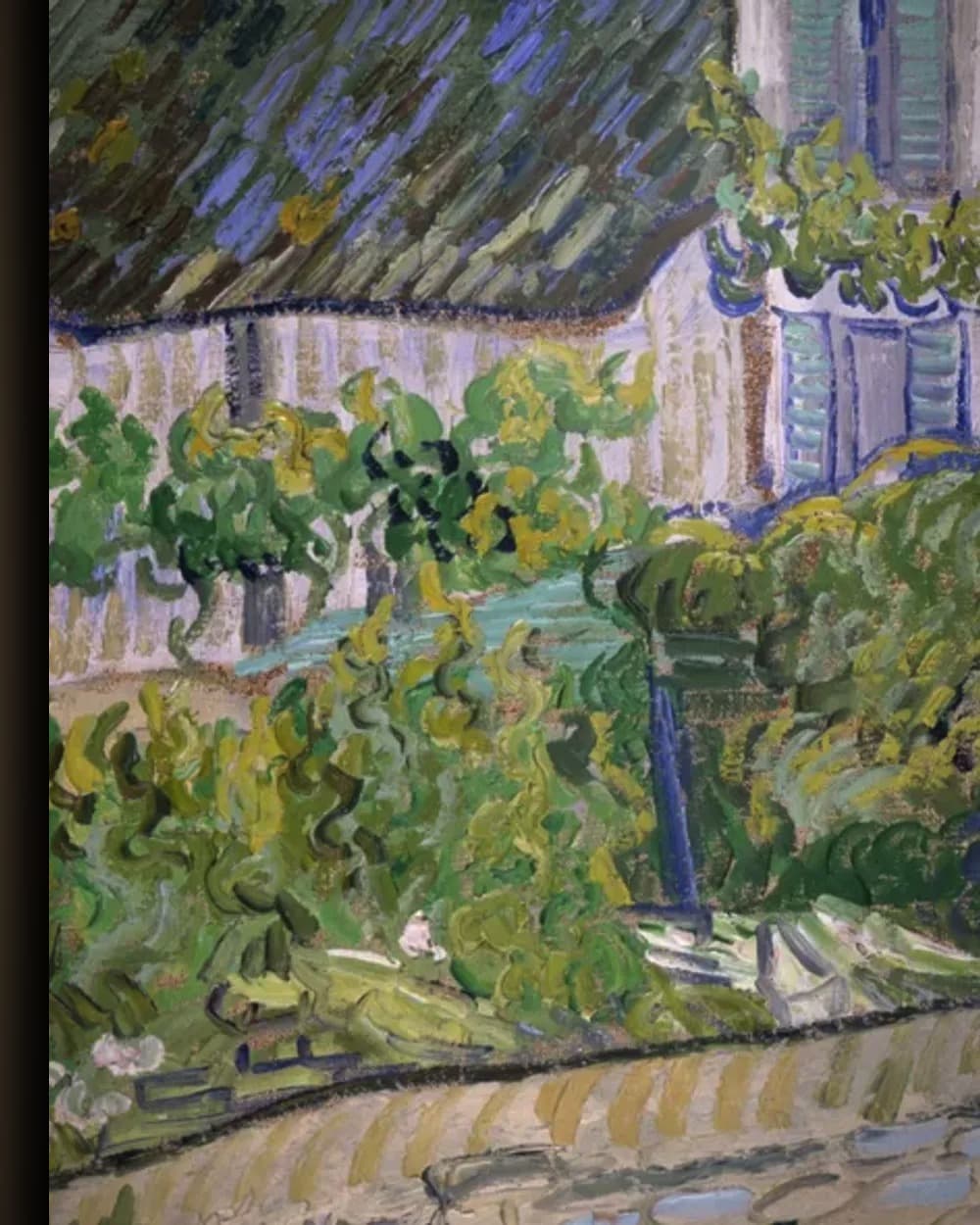 Materiaal en afwerking van Huizen in Auvers in het wisselframe
