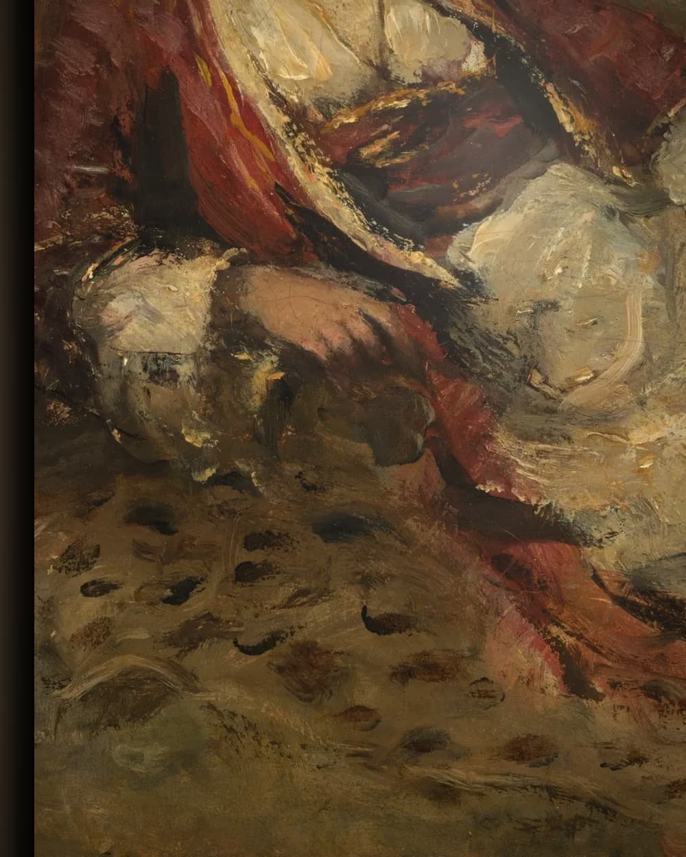 Materiaal en afwerking van Algerijnse vrouw in het wisselframe