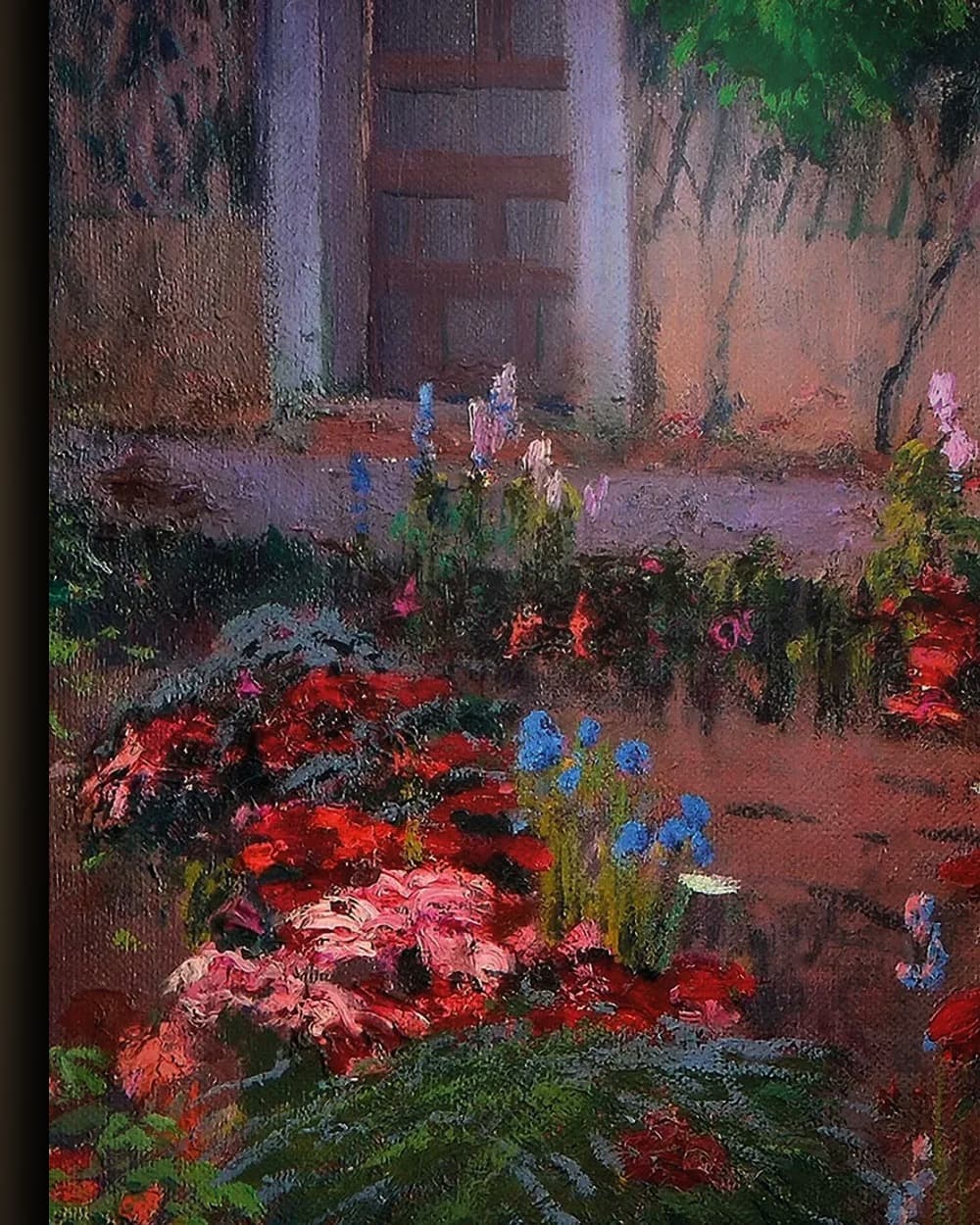 Materiaal en afwerking van Tuinen van Aranjuez in het wisselframe