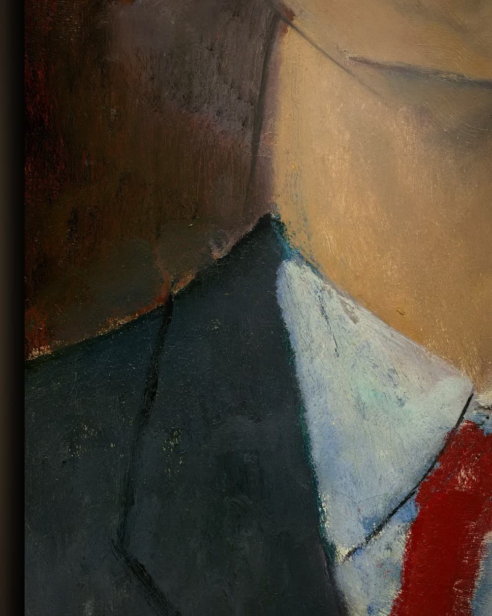 Materiaal en afwerking van Madame Kisling in het wisselframe