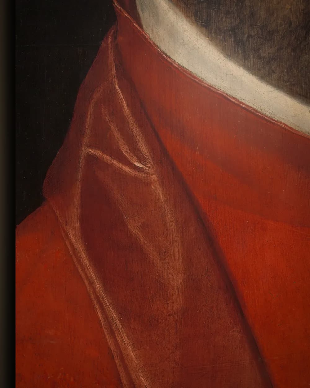 Materiaal en afwerking van Portret van Antoine Perrenot, kardinaal de Granvelle in het wisselframe