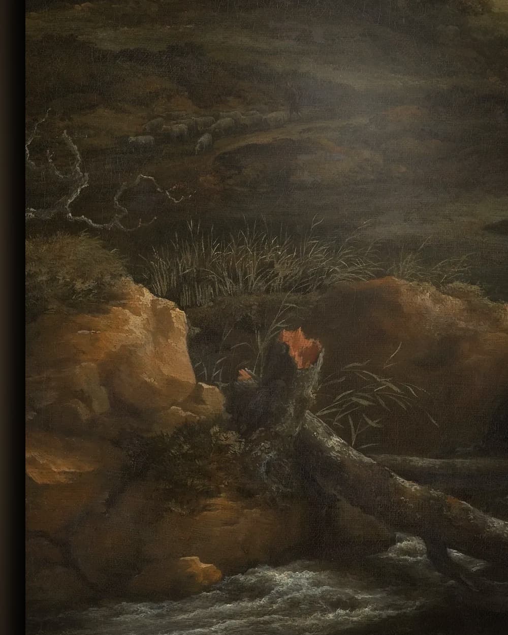 Materiaal en afwerking van Het Kasteel van Bentheim in het wisselframe