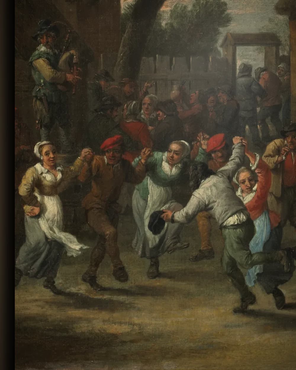 Materiaal en afwerking van Dorpsfeest in het wisselframe