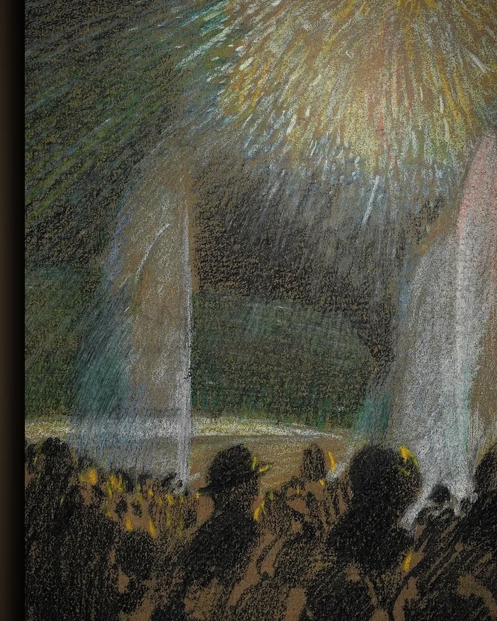 Materiaal en afwerking van Vuurwerk in het wisselframe