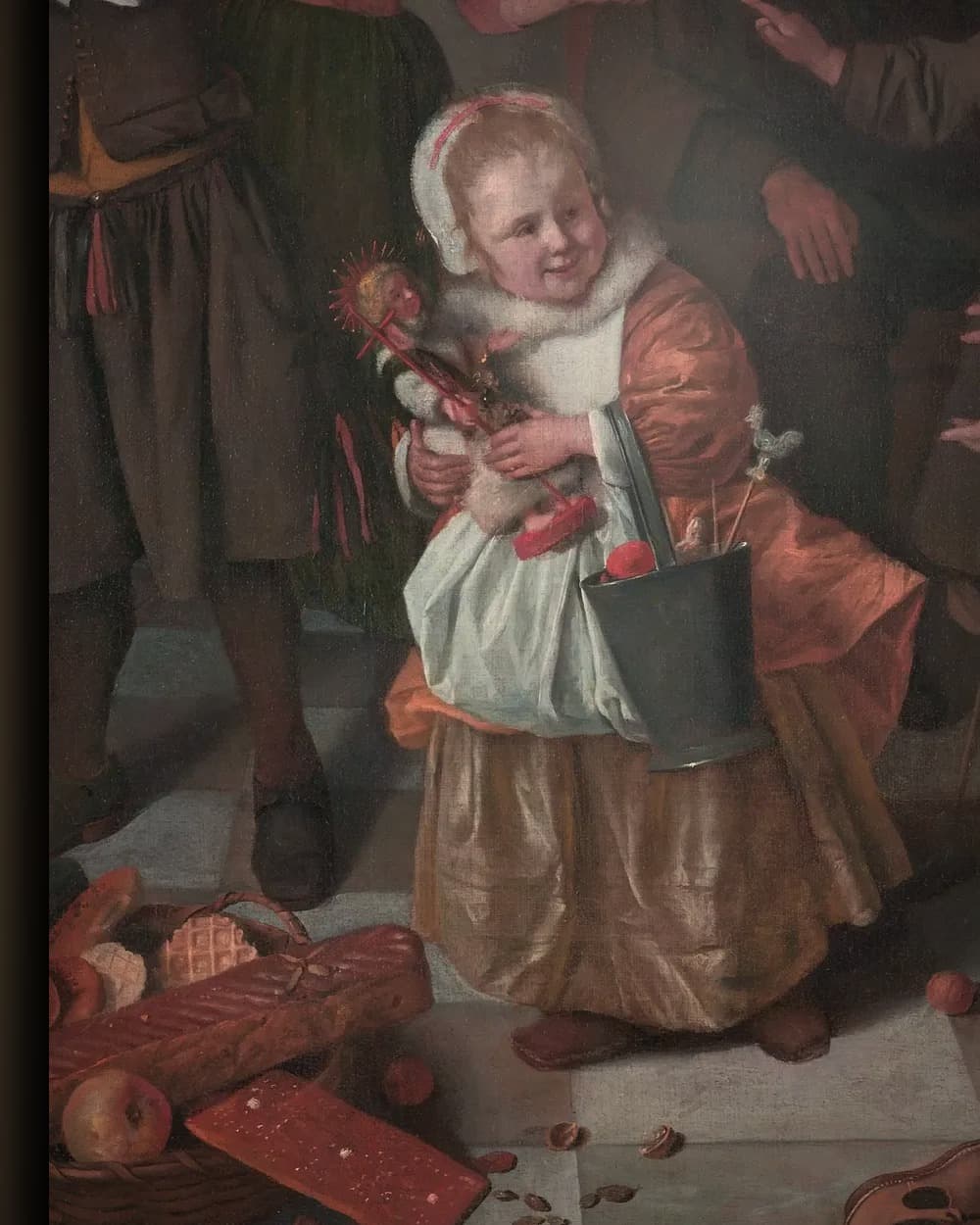 Materiaal en afwerking van Het Sint-Nicolaasfeest in het wisselframe