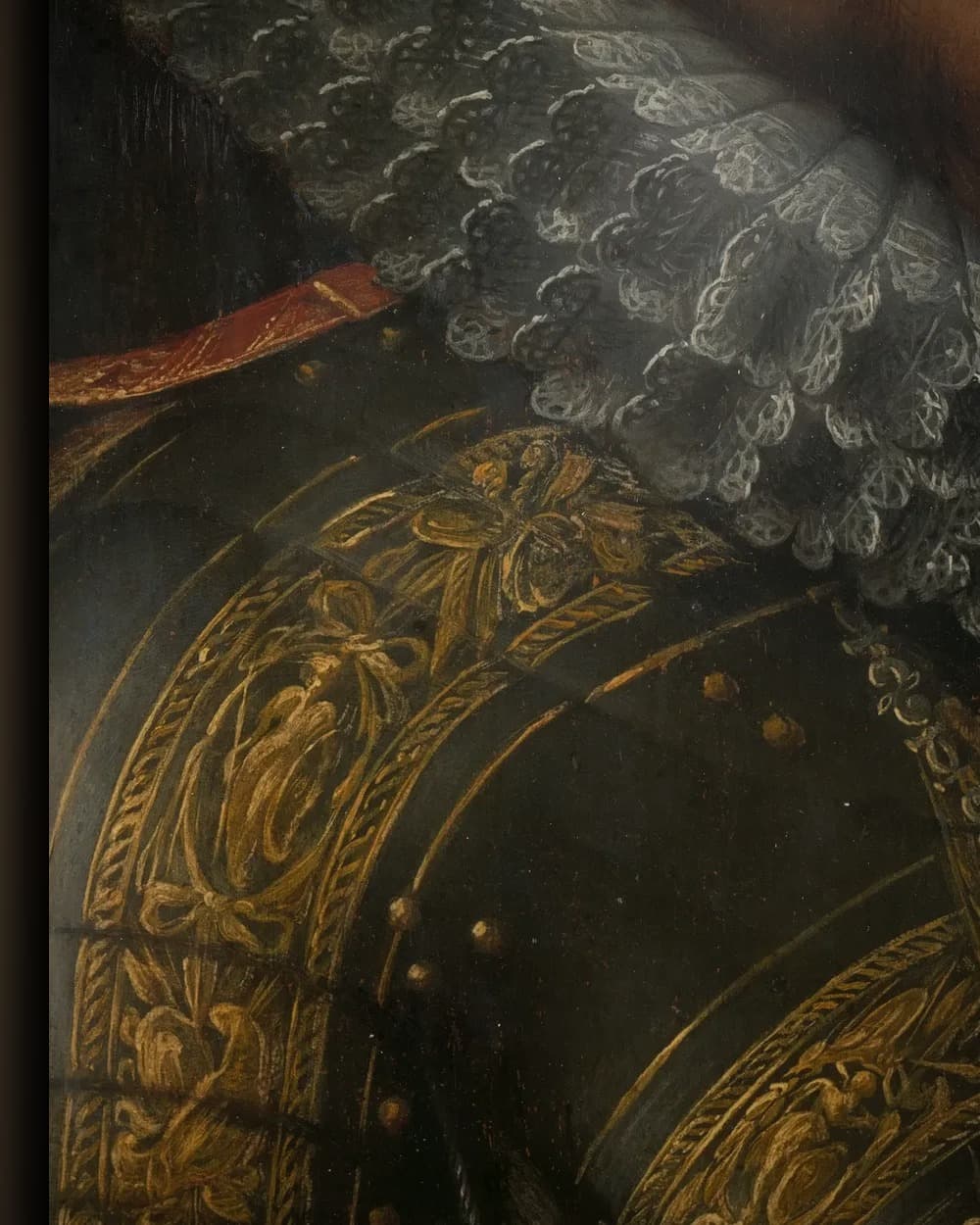 Materiaal en afwerking van Ambrogio (1569-1630), markies de Spinola in het wisselframe