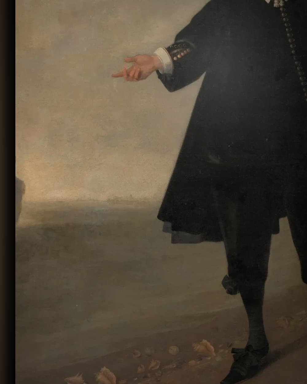 Materiaal en afwerking van Portret van een echtpaar met kind in het wisselframe