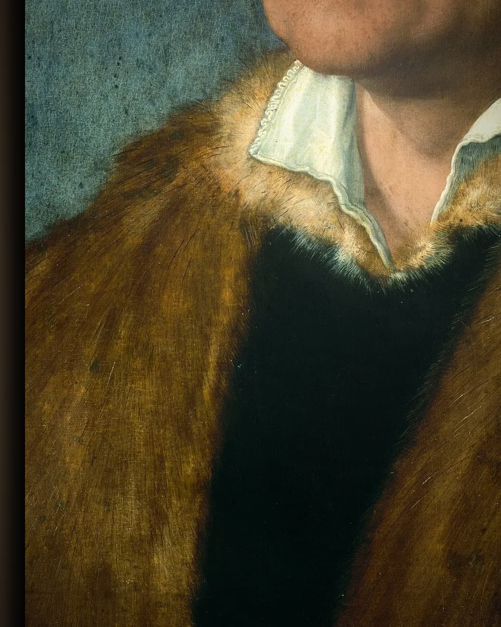 Materiaal en afwerking van Portret van Jakob Muffel (1471-1526) in het wisselframe