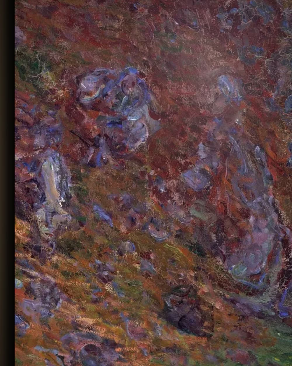 Materiaal en afwerking van Dal van de Creuse, grijze dag in het wisselframe