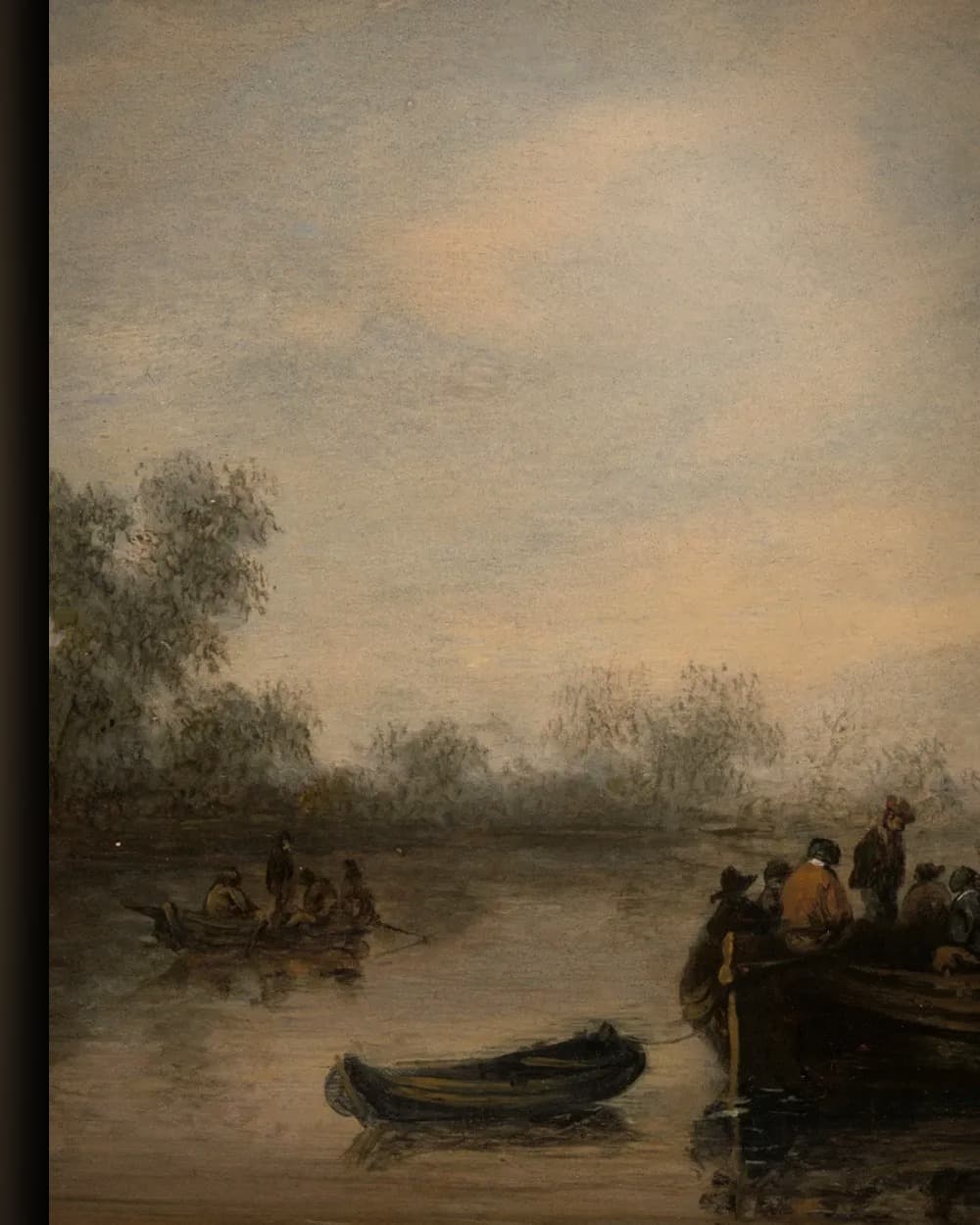 Materiaal en afwerking van Riviergezicht in het wisselframe