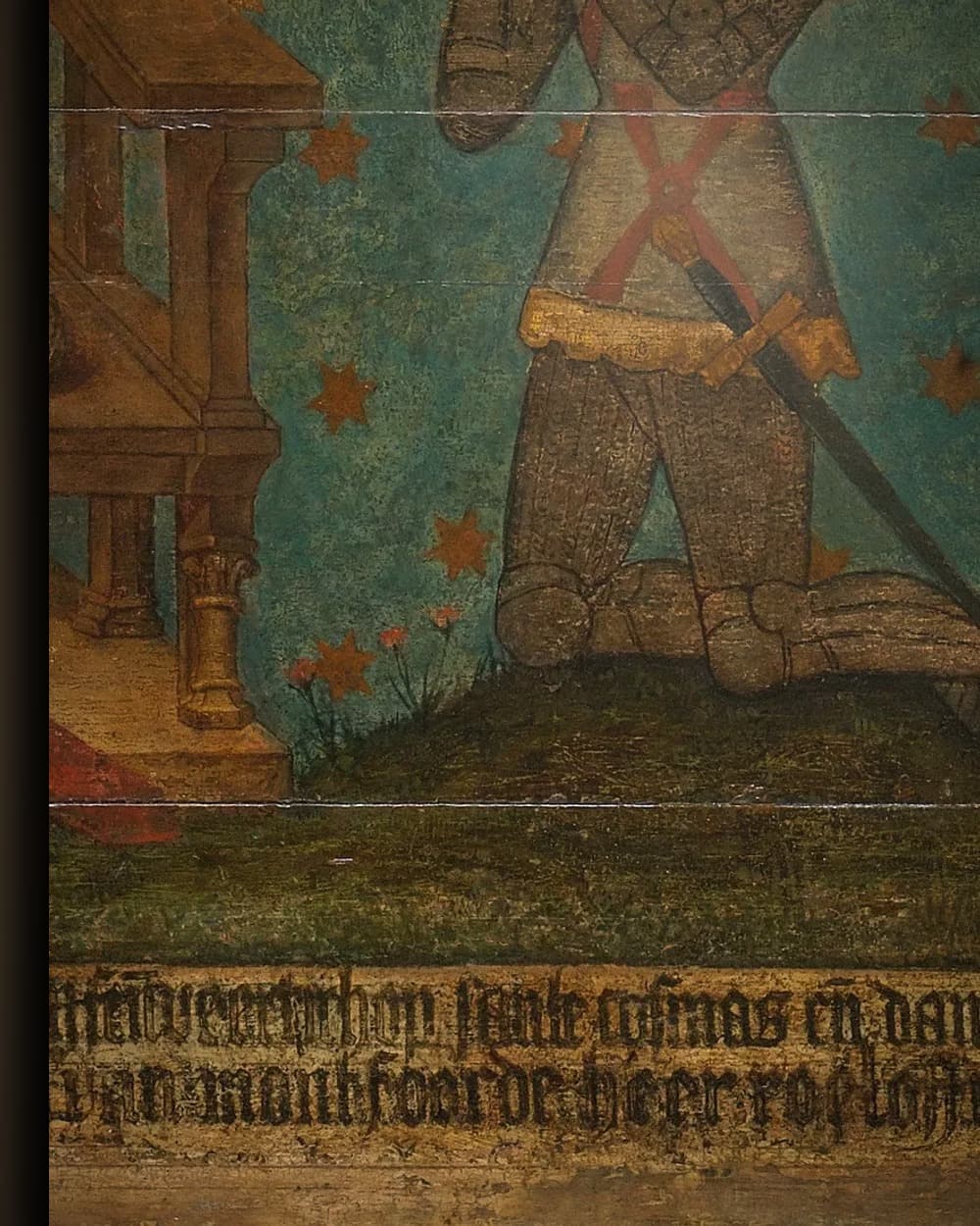 Materiaal en afwerking van De heren van Montfoort in het wisselframe