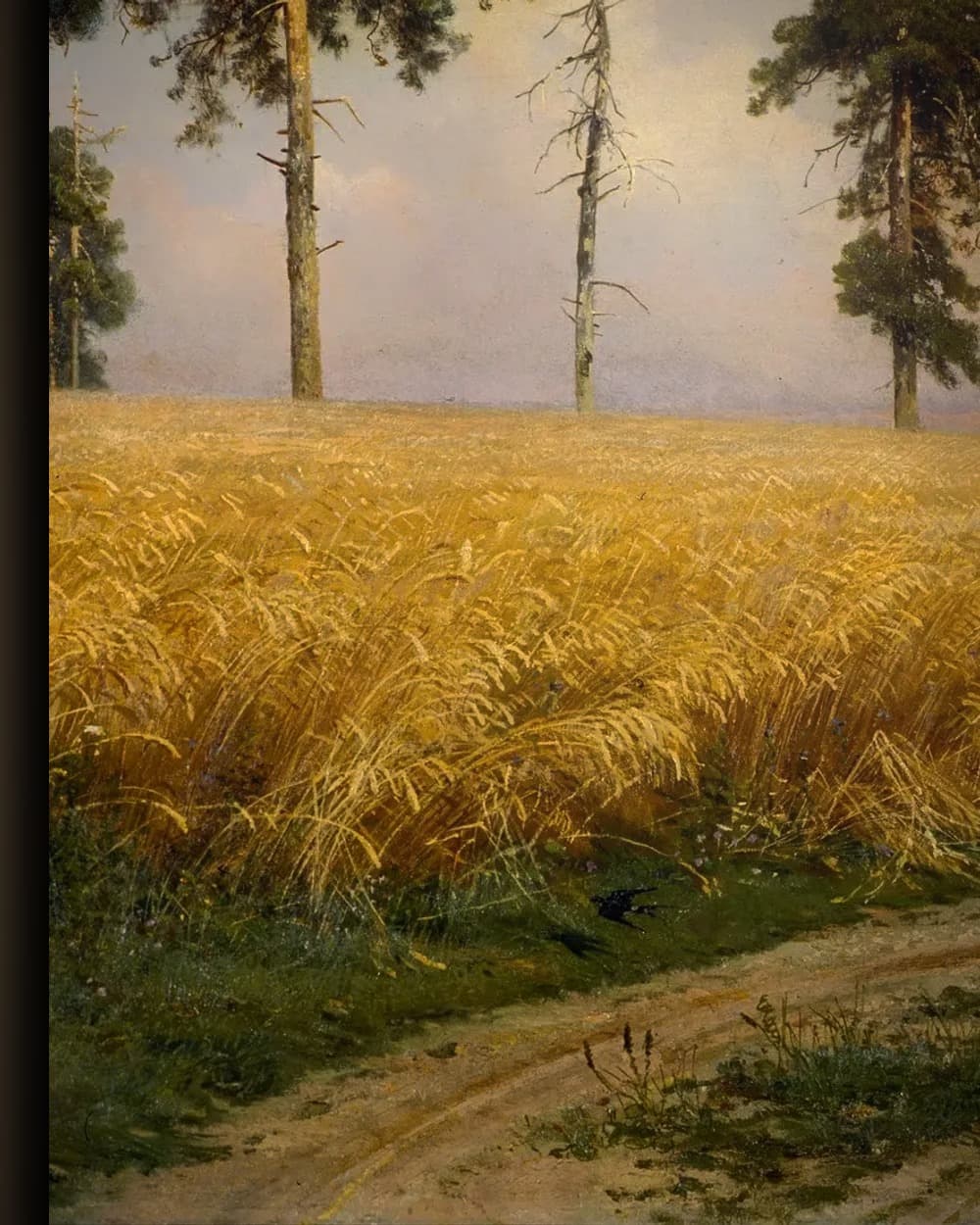 Materiaal en afwerking van Rogge (1878) in het wisselframe