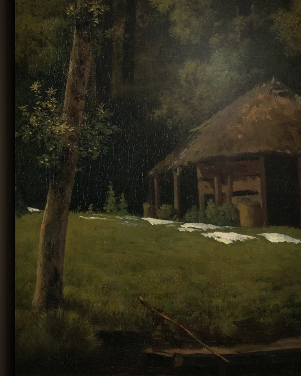 Materiaal en afwerking van Een bouwhoeve aan de oever van een beek in Gelderland in het wisselframe