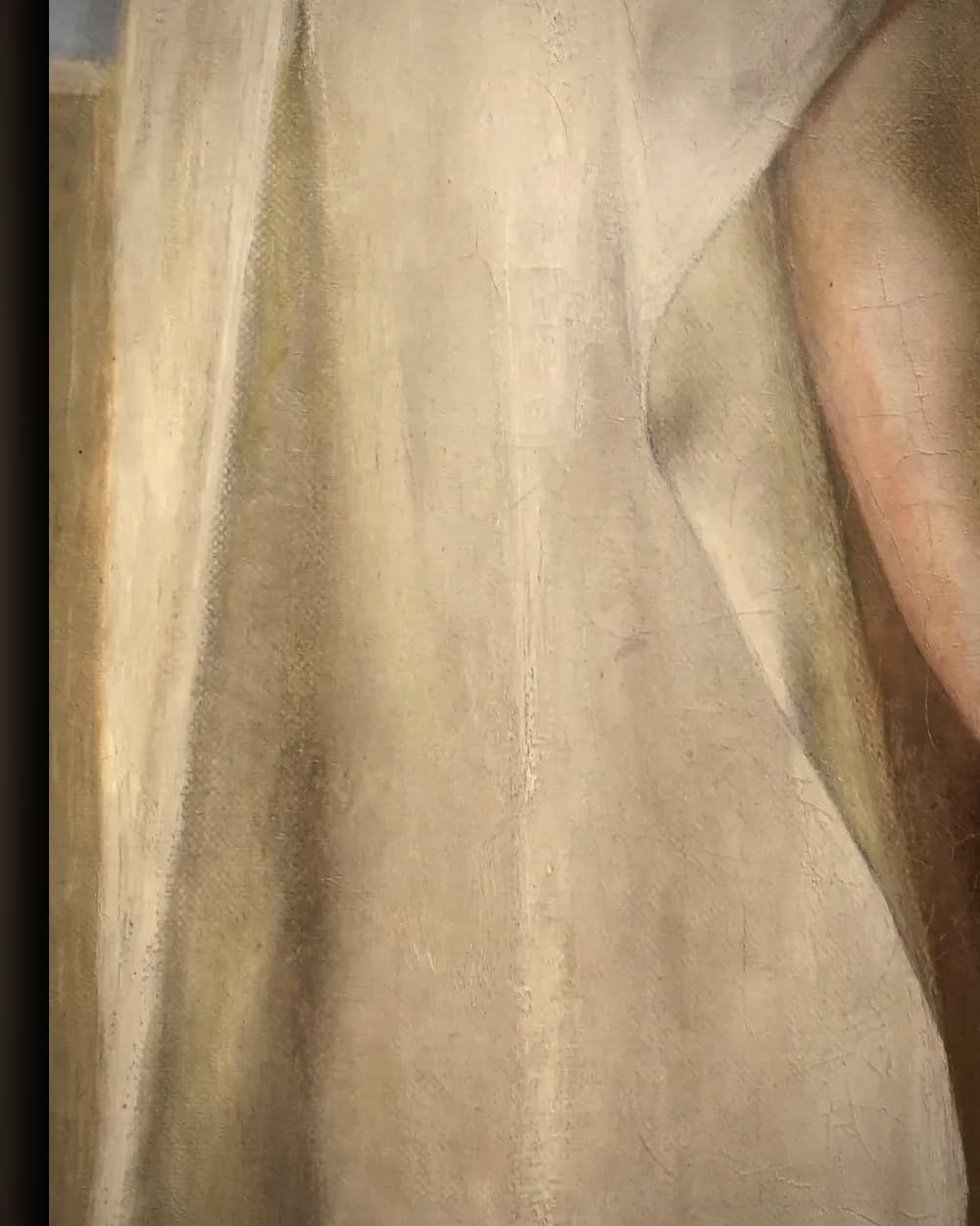 Materiaal en afwerking van Ecce Ancilla Domini, de annunciatie in het wisselframe